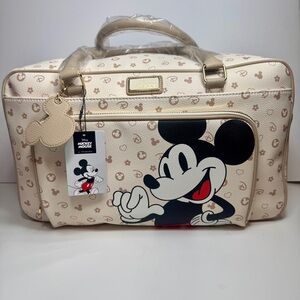 NWT. Disney X Primark Mickey Mouse Faux Leather Weekender bag